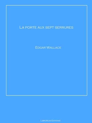 cover image of La porte aux sept serrures